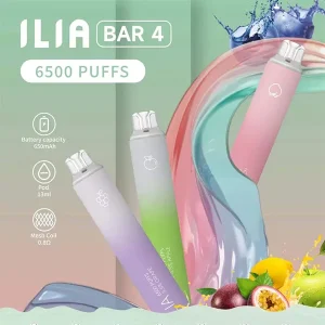 24種口味｜ILIA BAR 4 6500口拋棄式電子煙 哩啞一次性糖果霧化棒