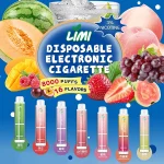 LIMI電子煙 辣妹發光棒 LIMI 8000口抛棄式電子煙