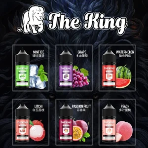 美國進口 THE KING王者煙油 30ml每瓶 含3%尼古丁鹽