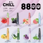 鴨嘴獸/CHILL 8800口一次性電子菸 8ml大容量煙油